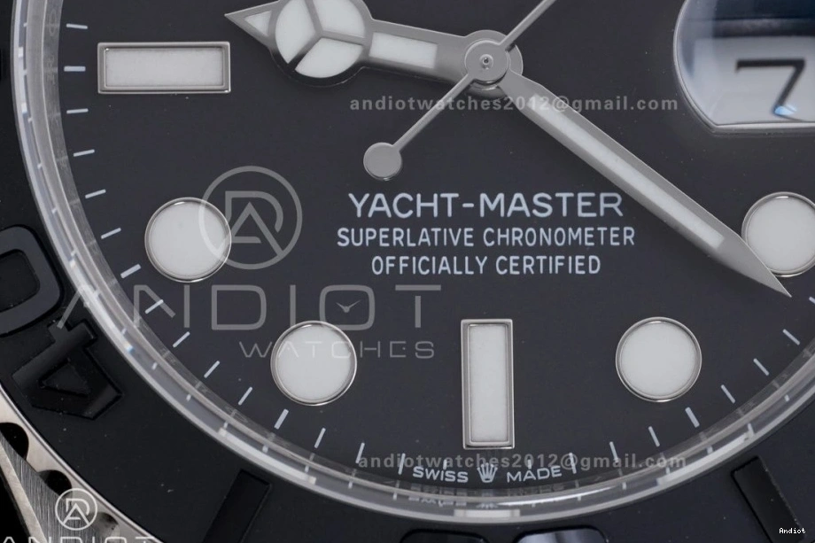 Clean Titanium On Black Edition Titanium Bracelet 226627 Dial SH3235 Yacht-Master 1:1 Best 0218